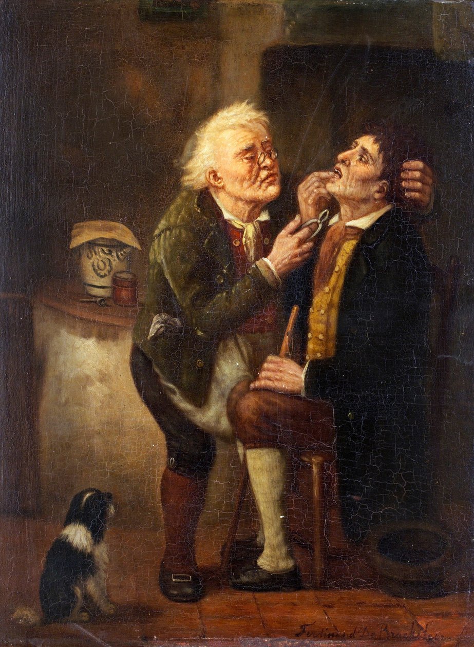 Dişçide by Ferdinand de Braekeleer the Elder