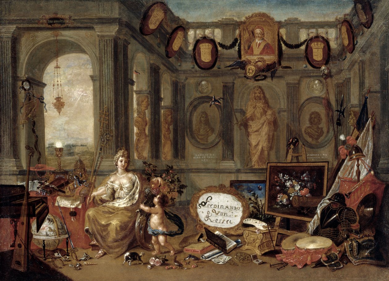Avrupa Alegori, 1689. by Ferdinand van Kessel