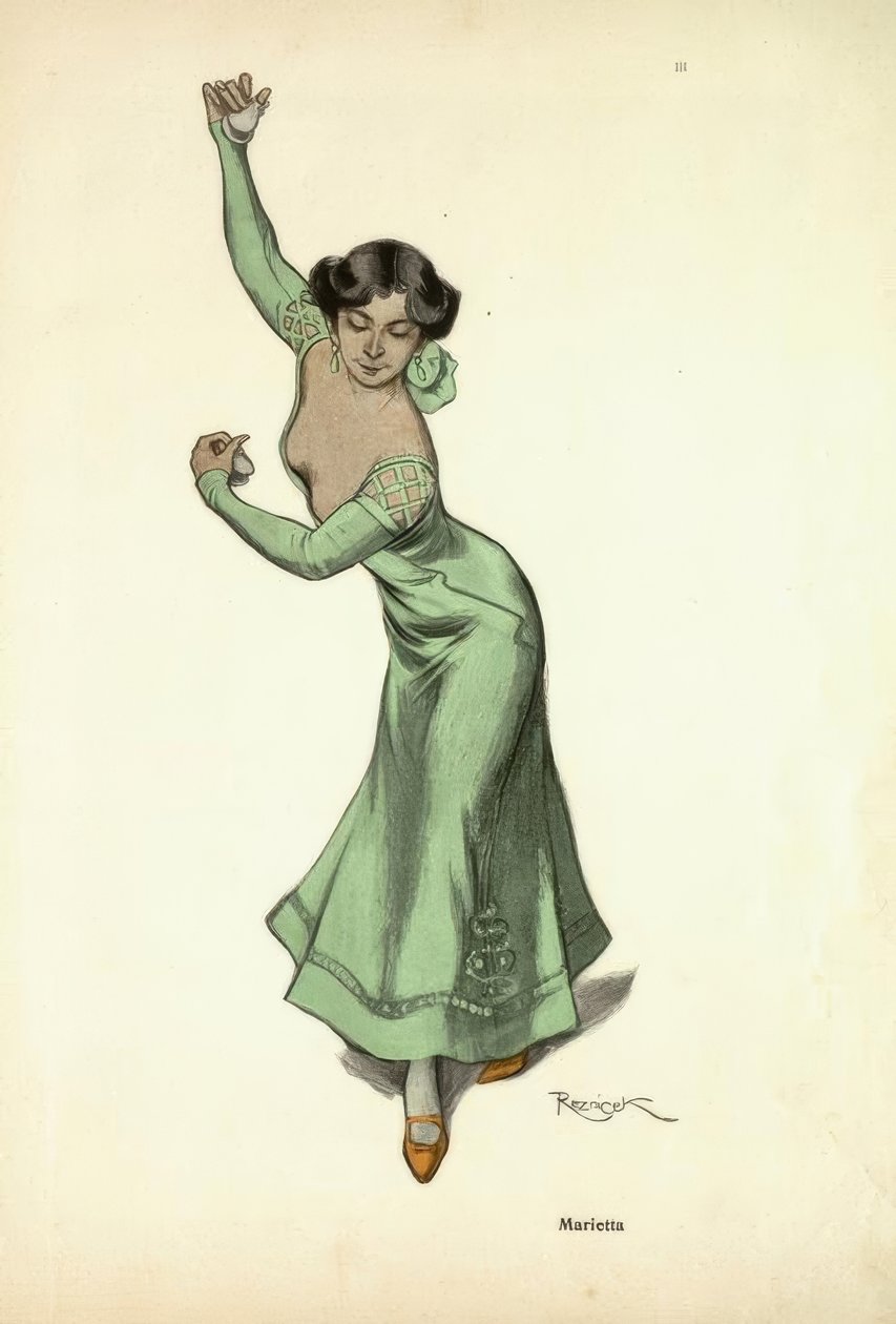 F. v. Reznicek, Marietta/ 1906 by Ferdinand von Reznicek
