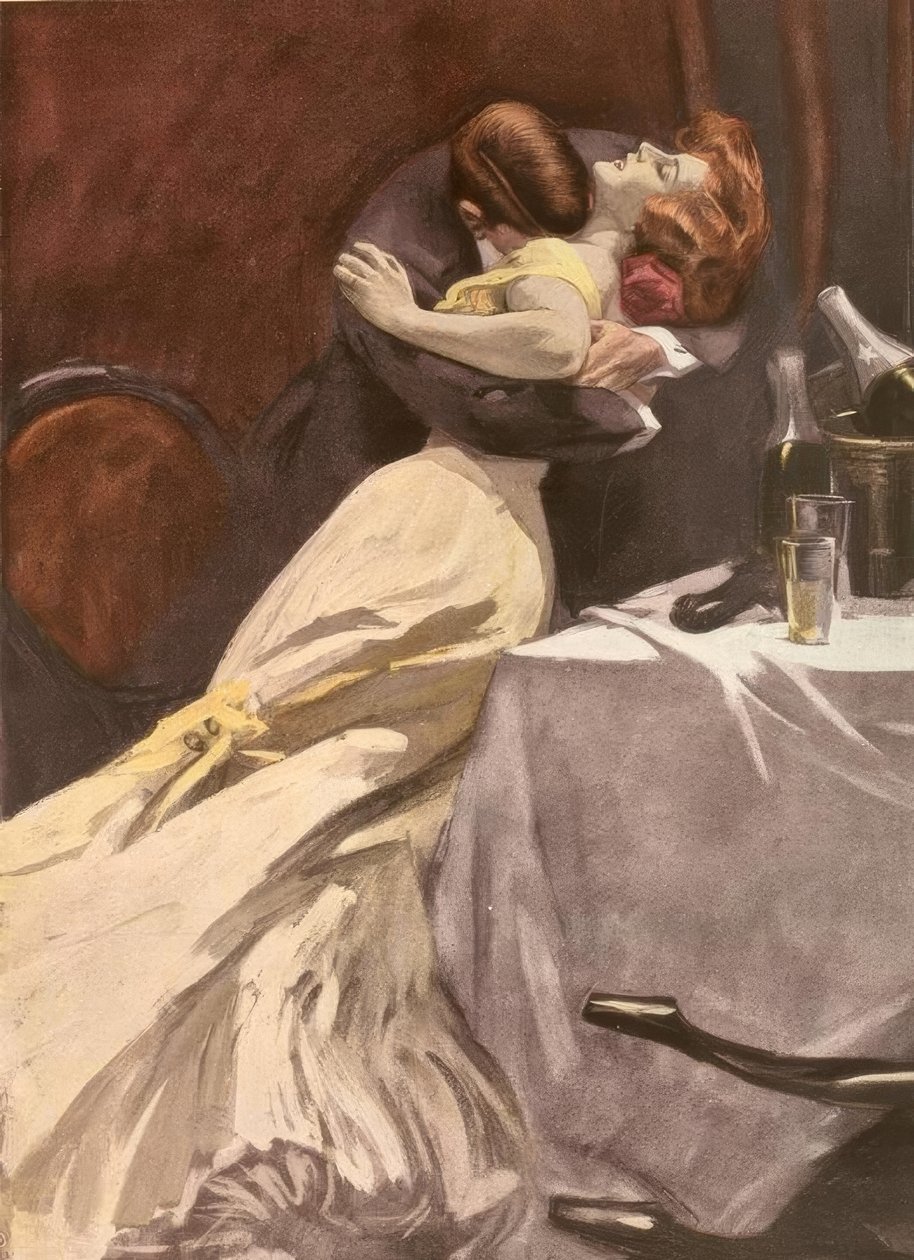 Çok fırtınalı değil! Senin tutkun benim için cübbem dışında her şeyi mahvedebilir by Ferdinand von Reznicek