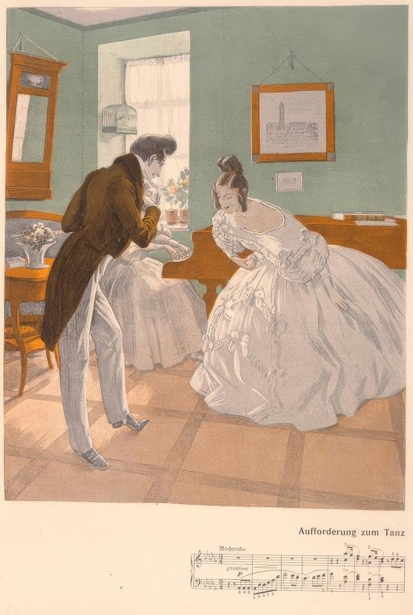 Reznicek, dansa davet / 1906 by Ferdinand von Reznicek