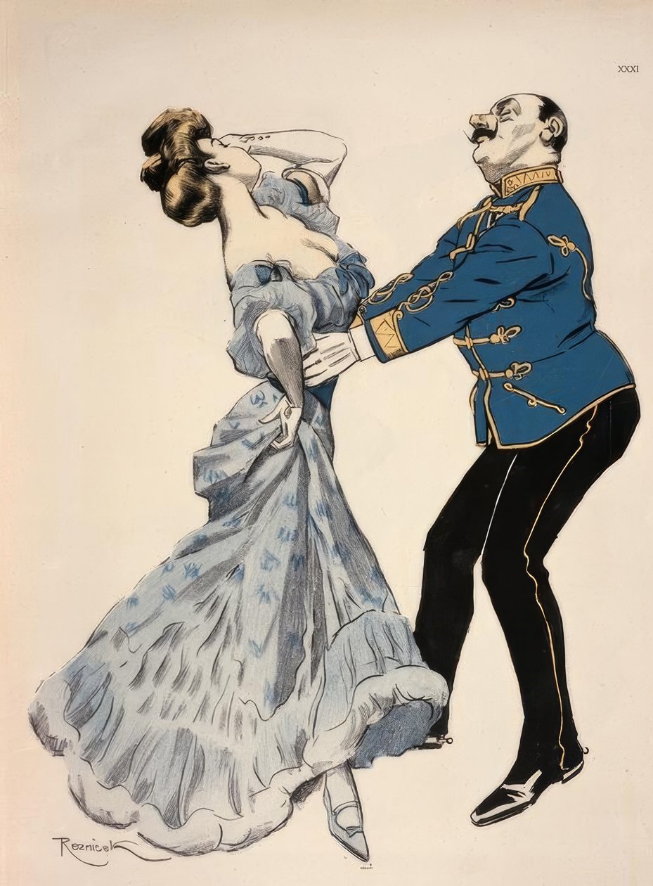 Reznicek / Csardas / Grafik 1906 by Ferdinand von Reznicek