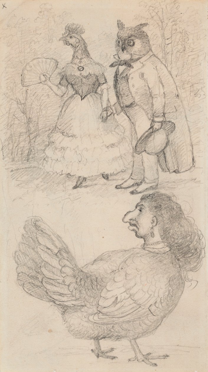 Karikatürler by Ferdinand von Wright