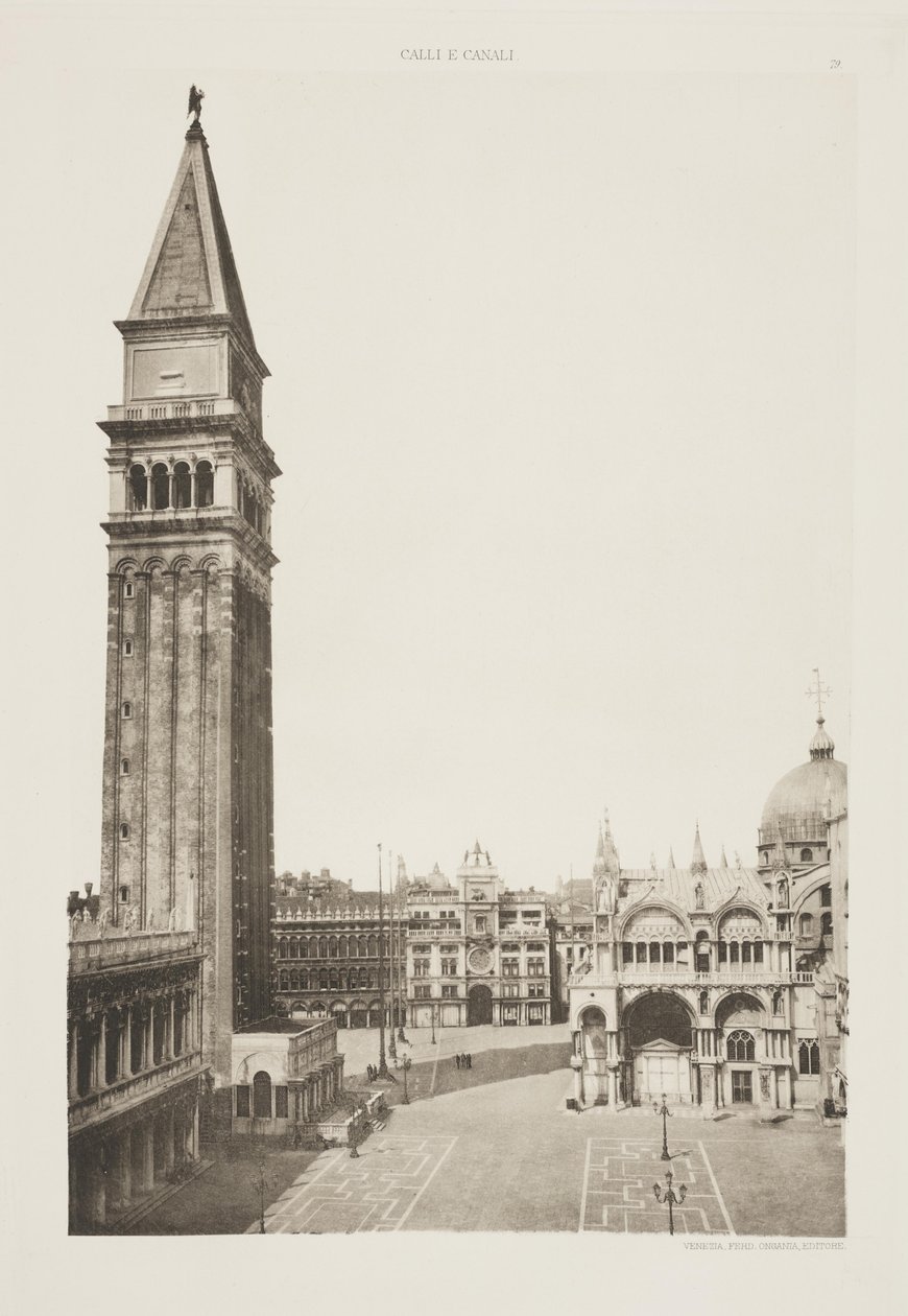Aziz Mark Bazilikası Campanile by Ferdinando Ongania