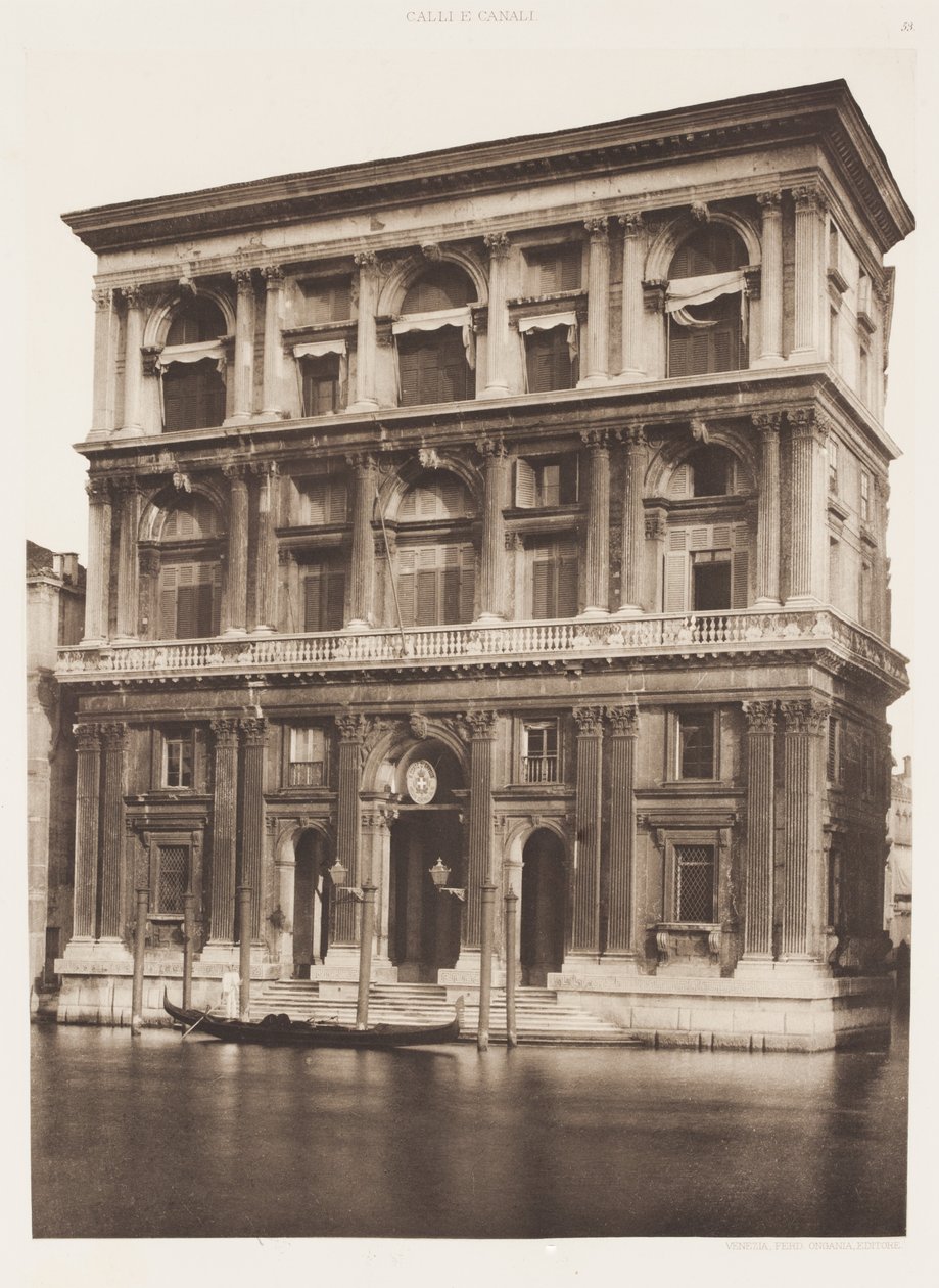 Grimani Sarayı by Ferdinando Ongania