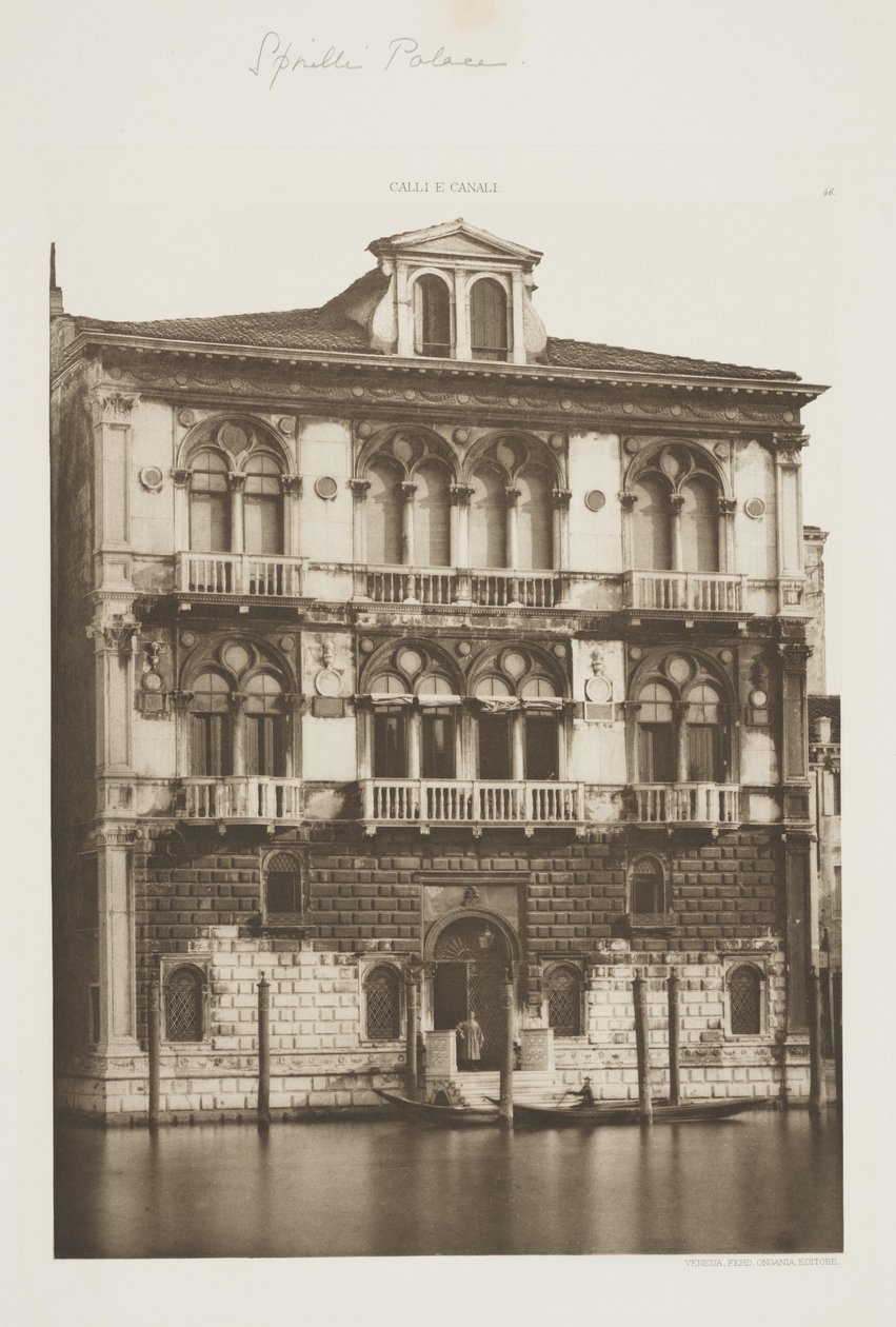 Spinelli Sarayı by Ferdinando Ongania