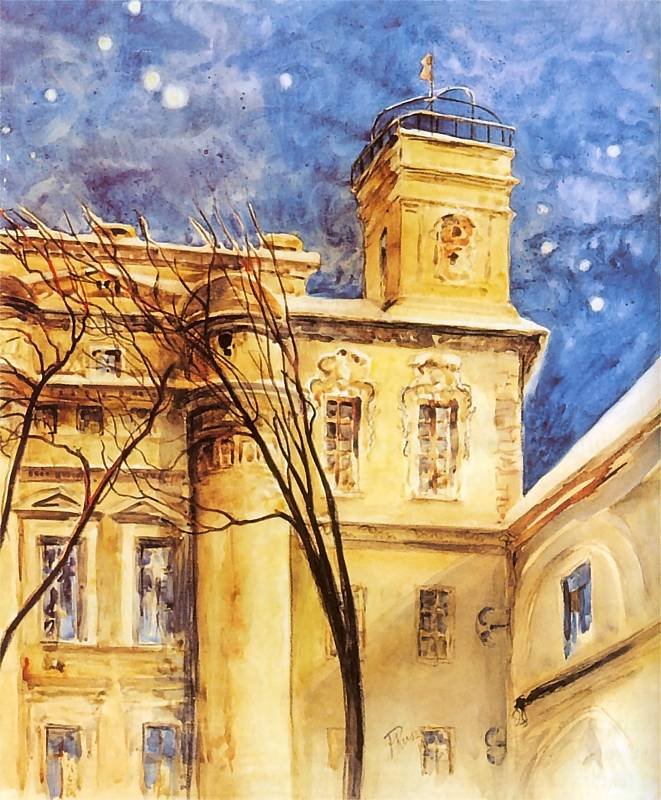 Vilnius Üniversitesi Astronomik Gözlemevi by Ferdynand Ruszczyc