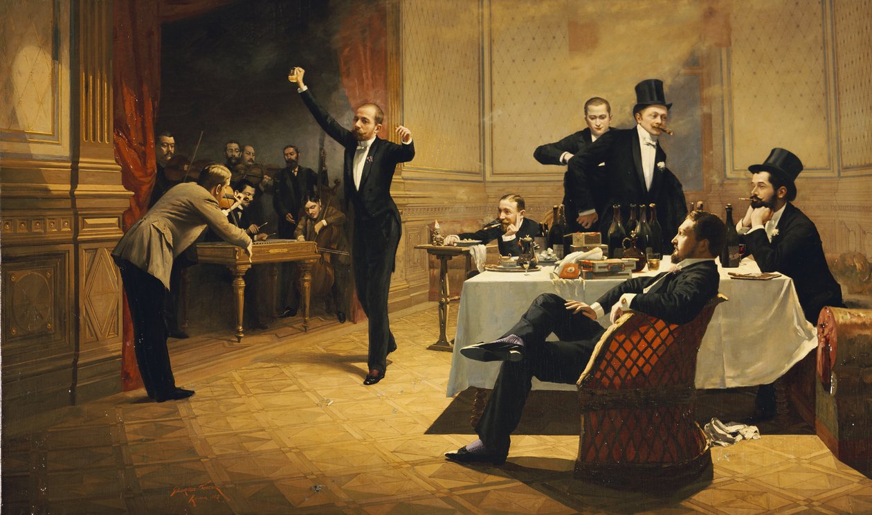 Akşam Yemeği Partisi, 1837 by Ferencz Paczka