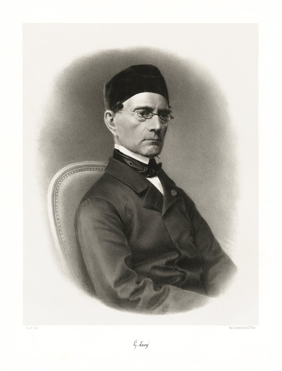 Gabriel Lame, 1865-66 by Feret
