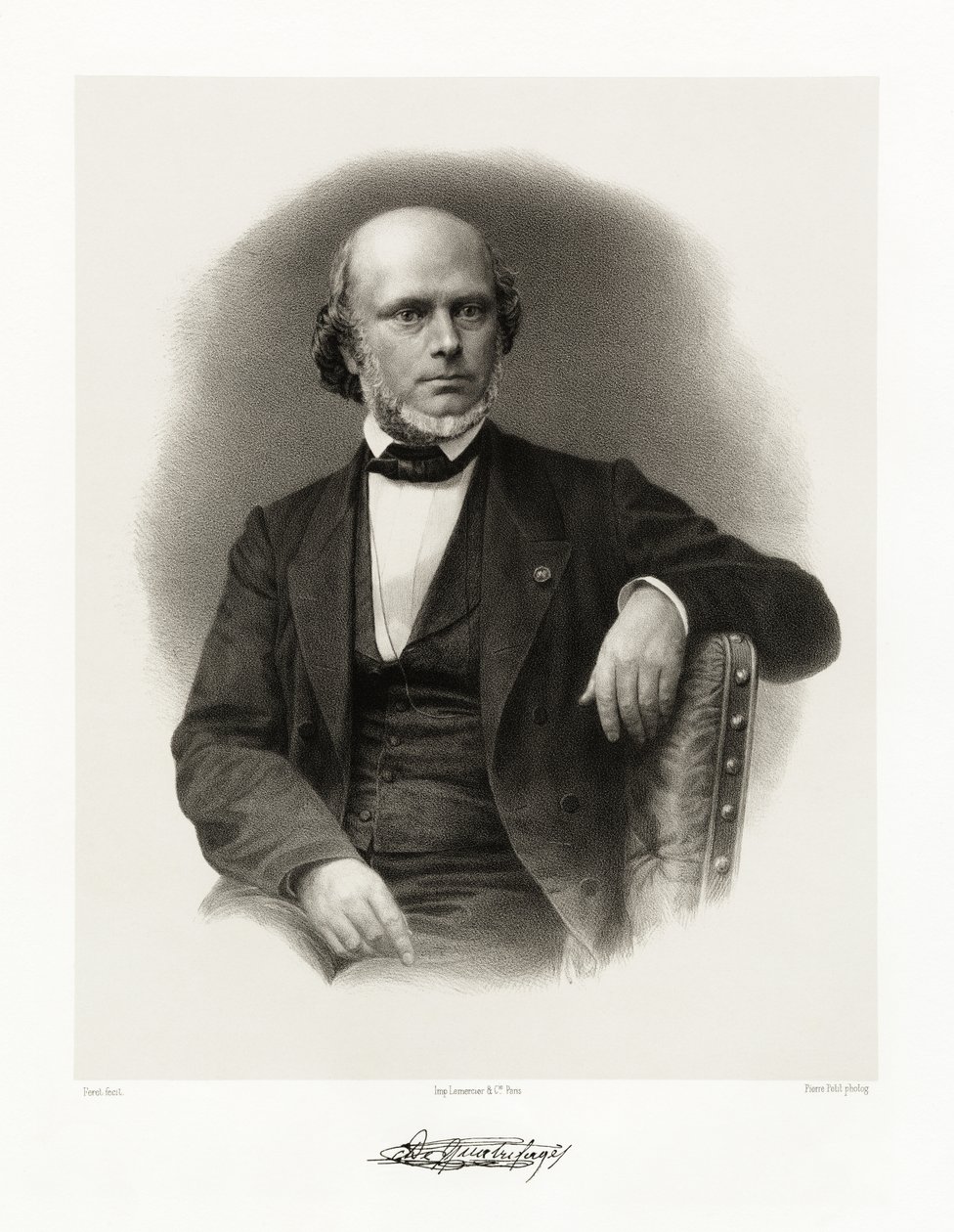 Jean Louis Armand de Quatrefages de Breau, 1865-66 by Feret