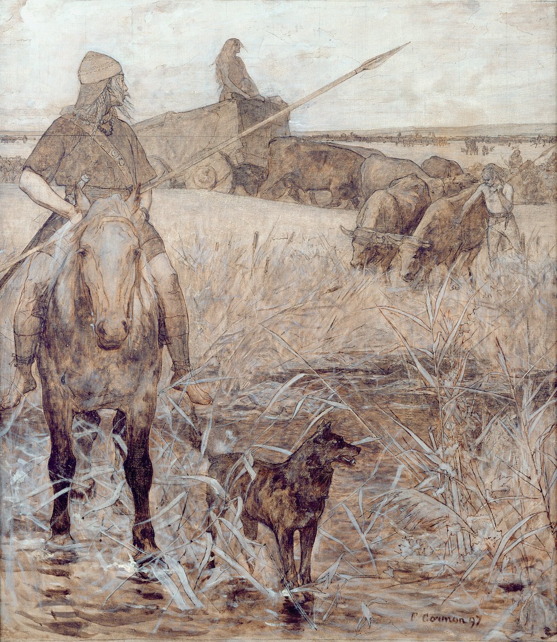 Tarım, 1892 by Fernand Cormon