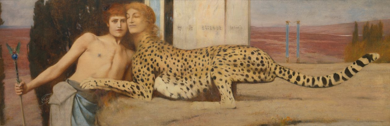 okşamalar by Fernand Khnopff