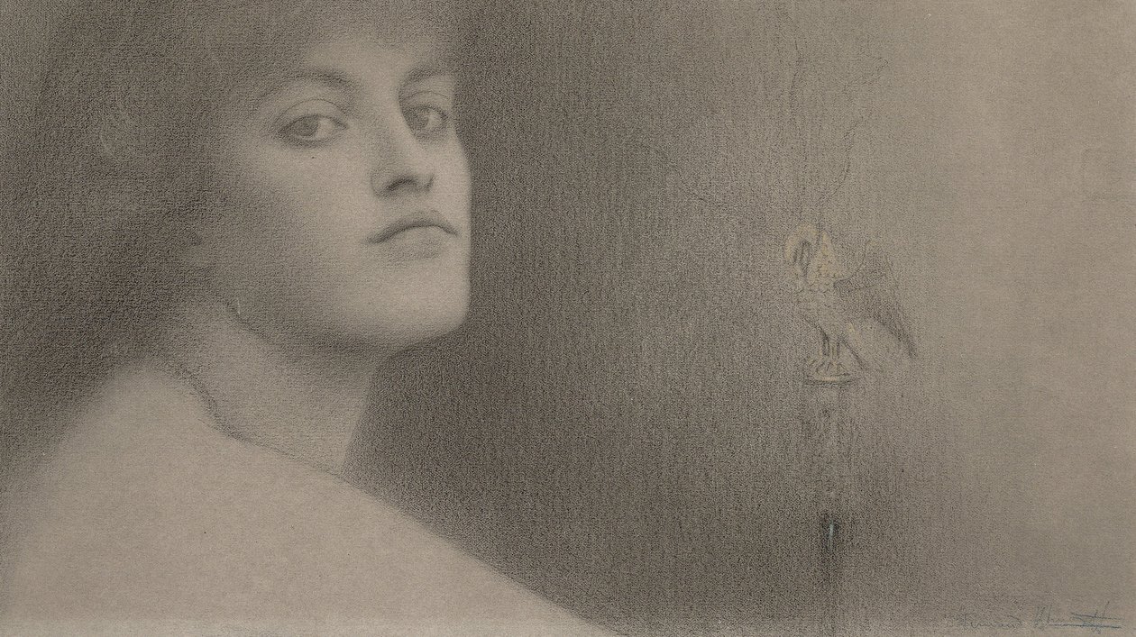 lOffrande (Teklif), 1891 by Fernand Khnopff