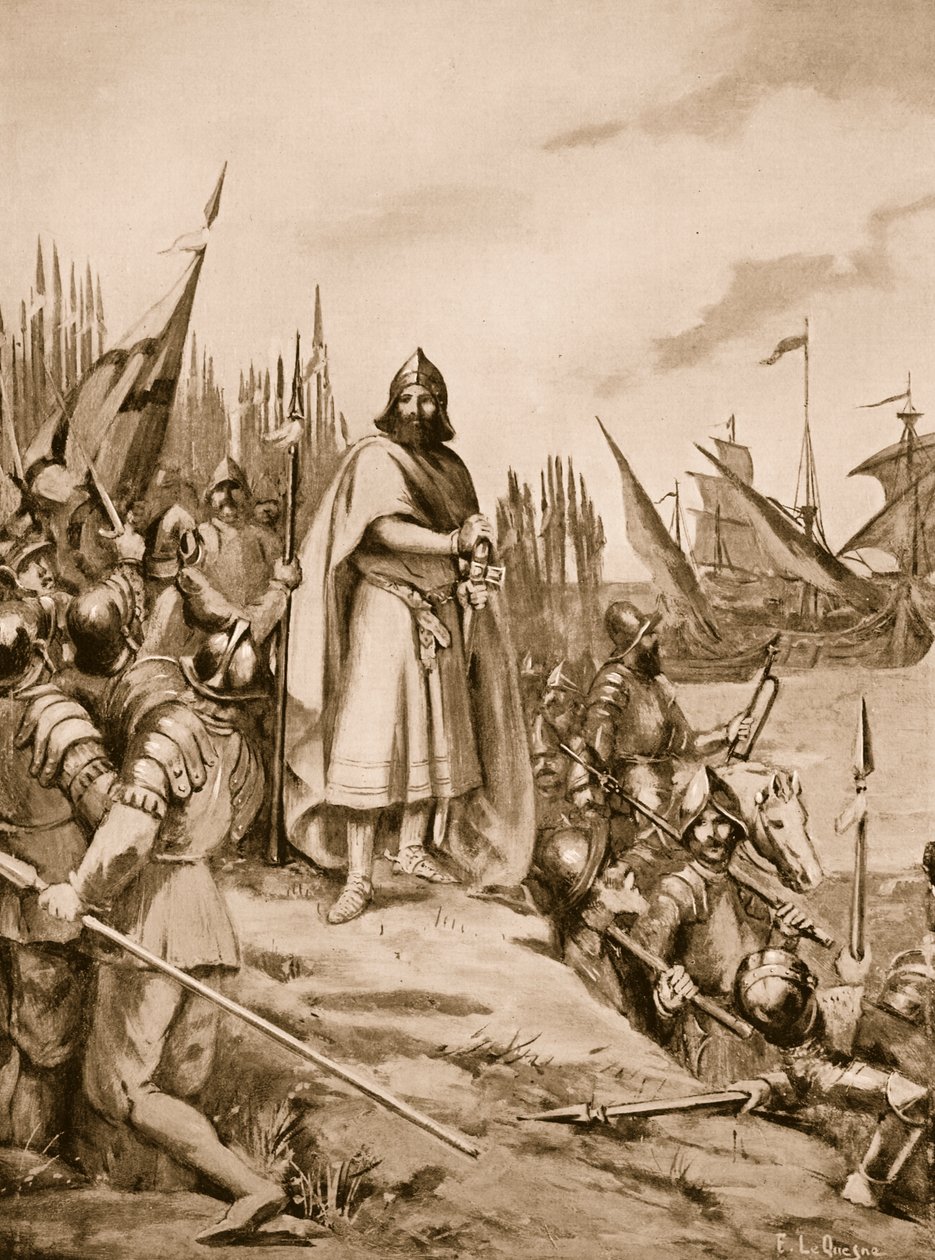 Erik, Finlandiya Kıyısındaki Aziz Topraklar, 1157 by Fernand Le Quesne