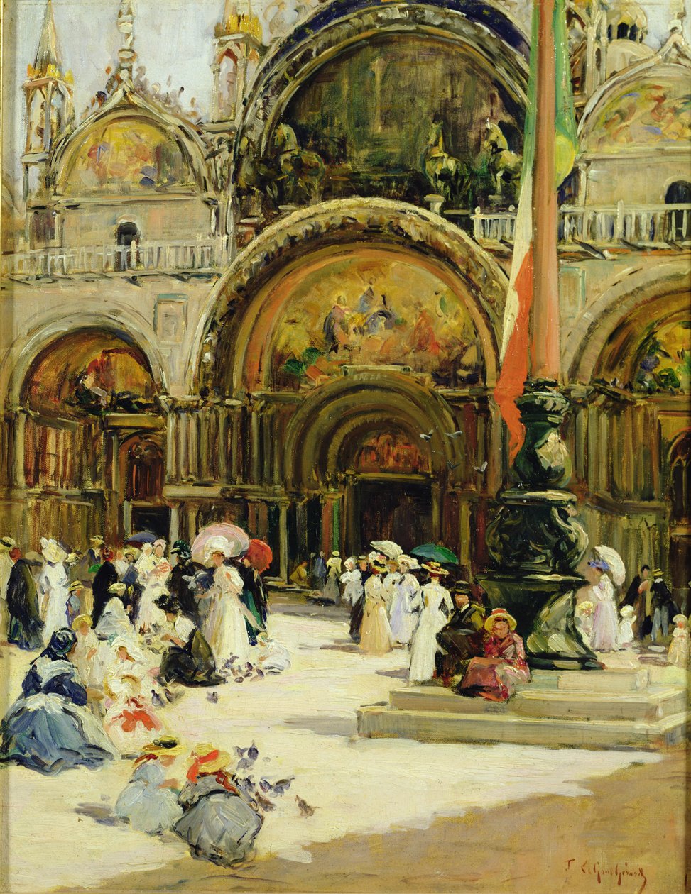 San Marco Bazilikası, Venedik by Fernand Legout Gerard
