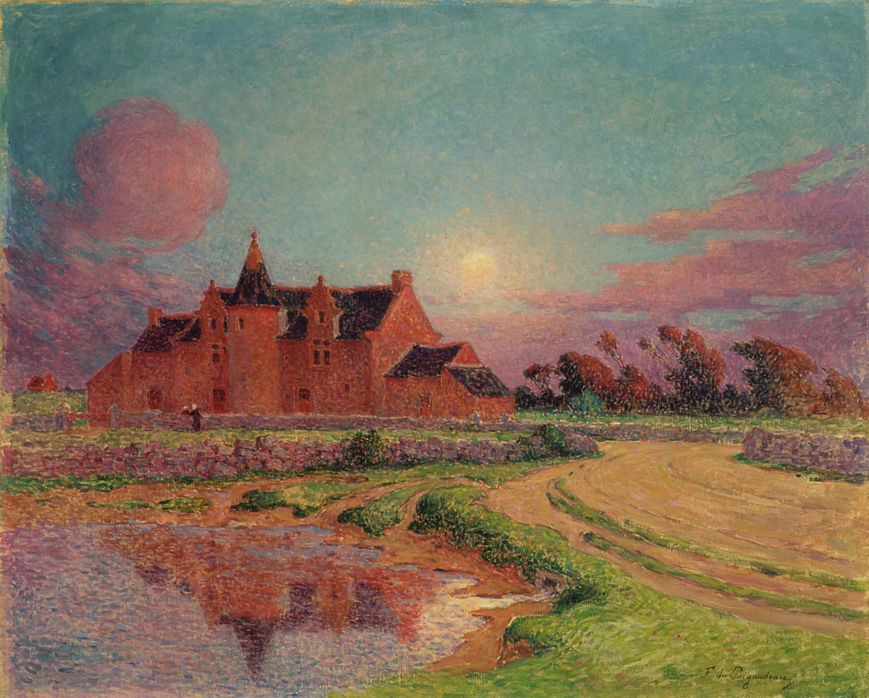 Kervandu Köşkü, 1910 civarı by Fernand Loyen du Puigaudeau