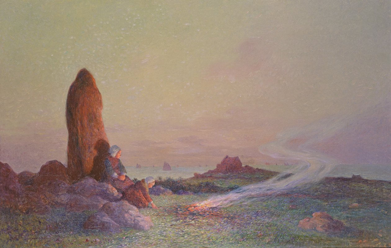 Menhir by Fernand Loyen du Puigaudeau