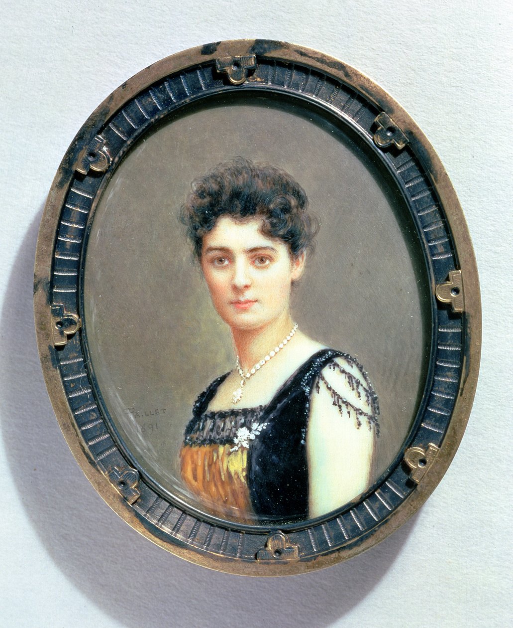 Bayan Frances Charles Grover Cleveland (1864-1947) 1891 by Fernand Paillet