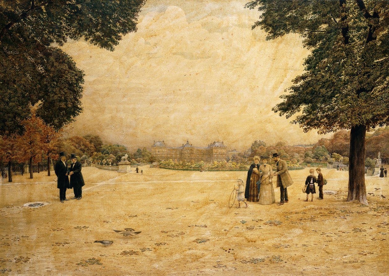 Jardin des Plantes, Paris, 1904 by Fernand Auguste Besnier