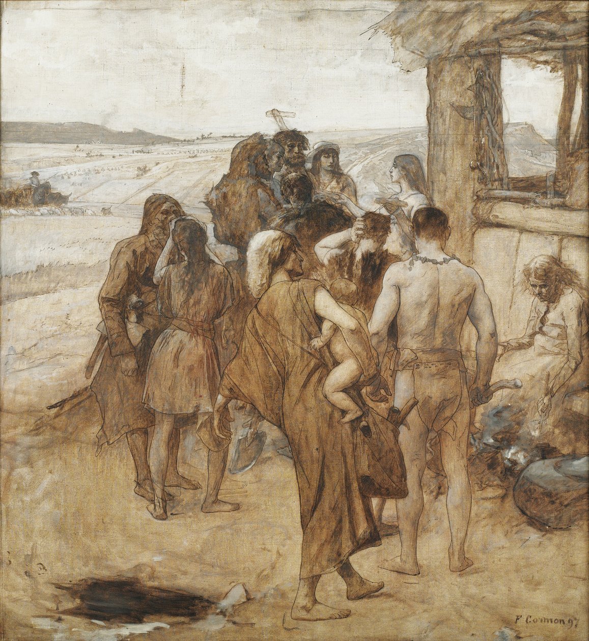 Tunç Çağı, 1897 by Fernand Cormon