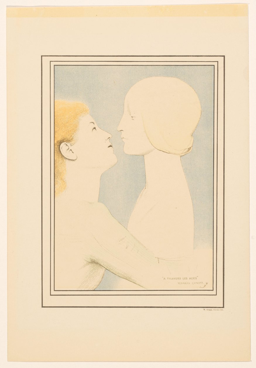 Çağlar boyunca by Fernand Khnopff