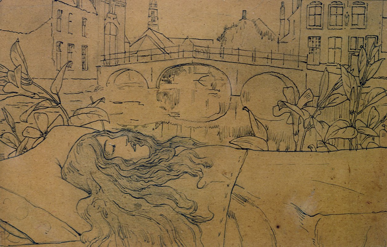 Brugge, Ölüm by Fernand Khnopff