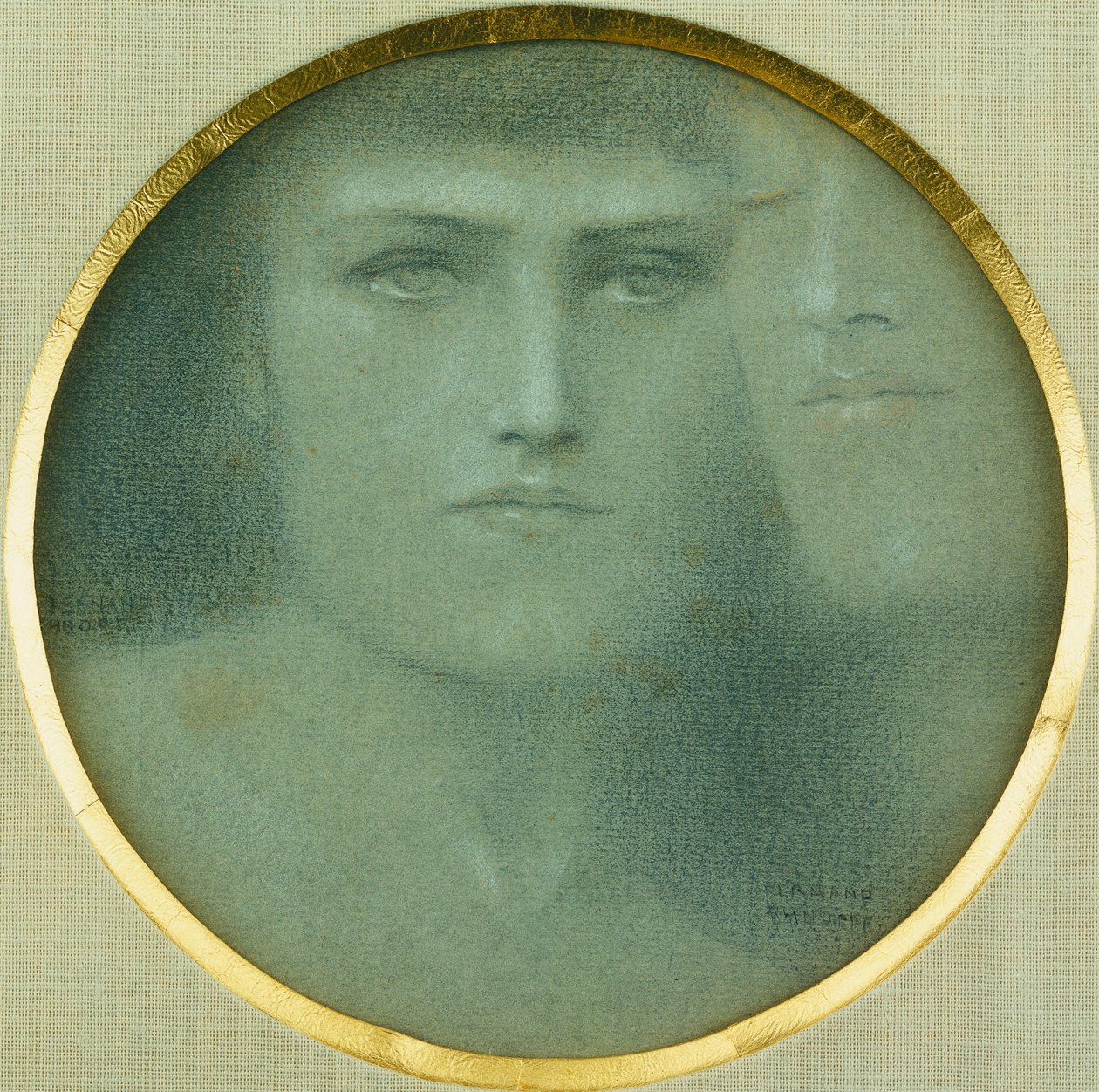 okşamak, by Fernand Khnopff