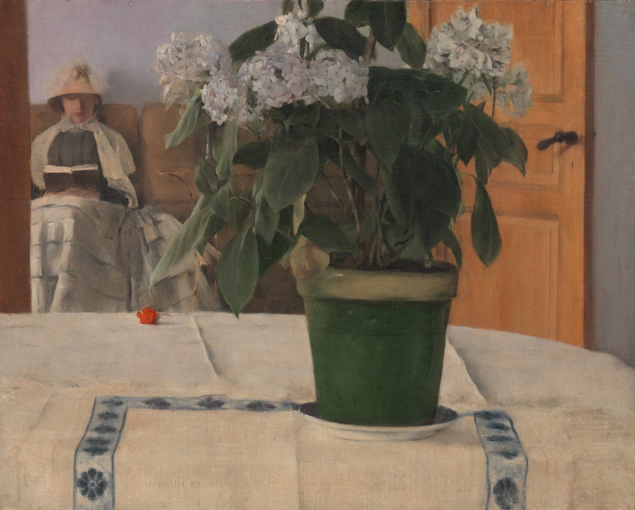 Hortensia, 1884 by Fernand Khnopff