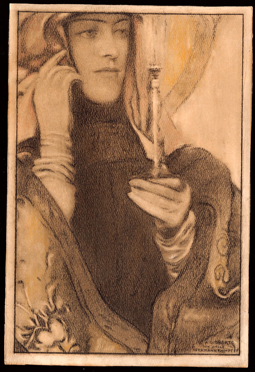 Tütsü, 1917 by Fernand Khnopff