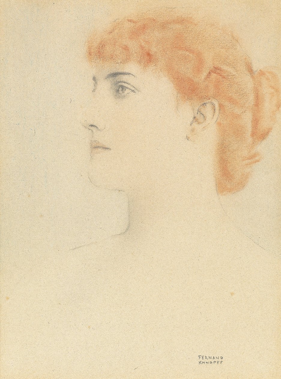 Bir Parisli, 1916 by Fernand Khnopff