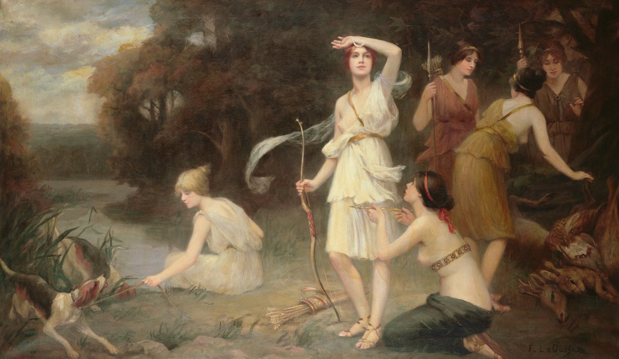 Diana ve El Bakireleri by Fernand Le Quesne