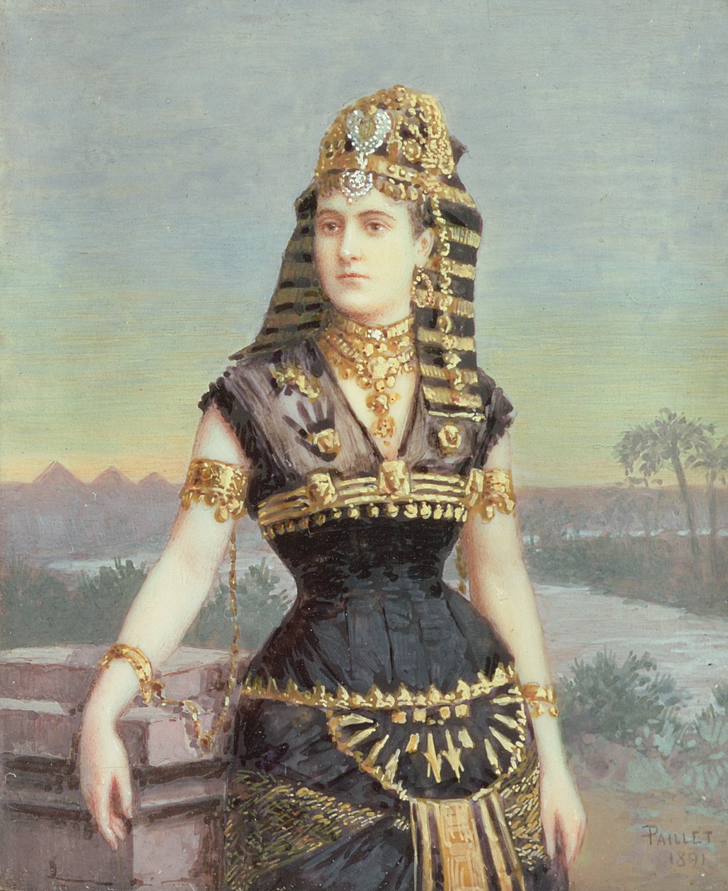 Lady Paget (Bayan Arthur Henry Paget) 1891 by Fernand Paillet