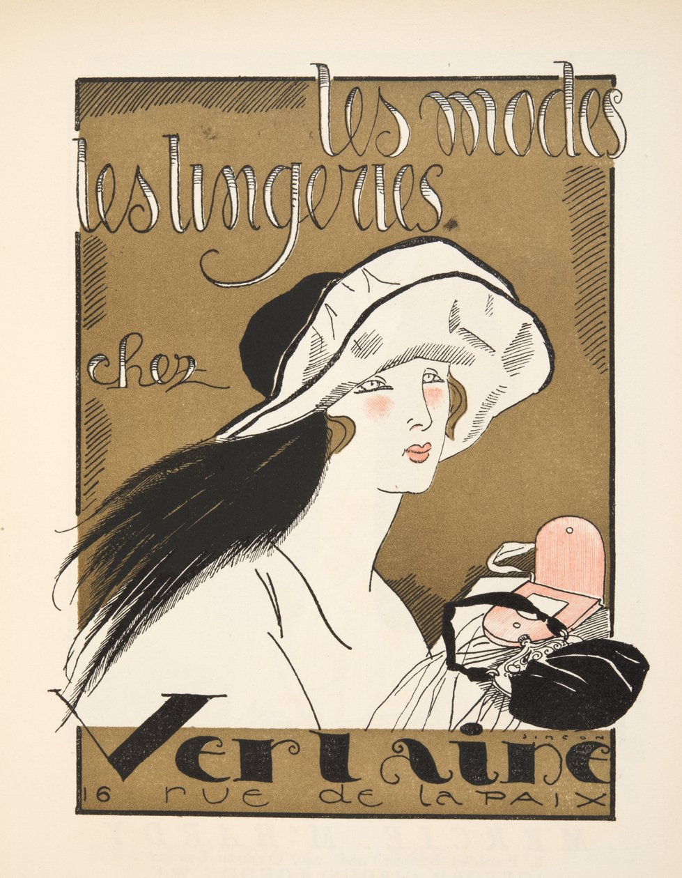 Verlaine reklamı, Gazette de Bon Ton, pub