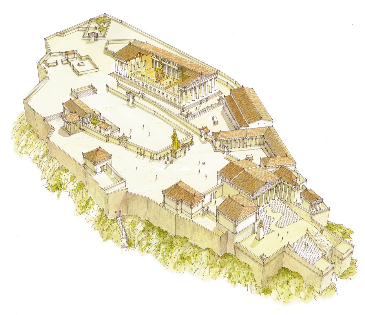 Akropolis, Atina by Fernando Aznar Cenamor