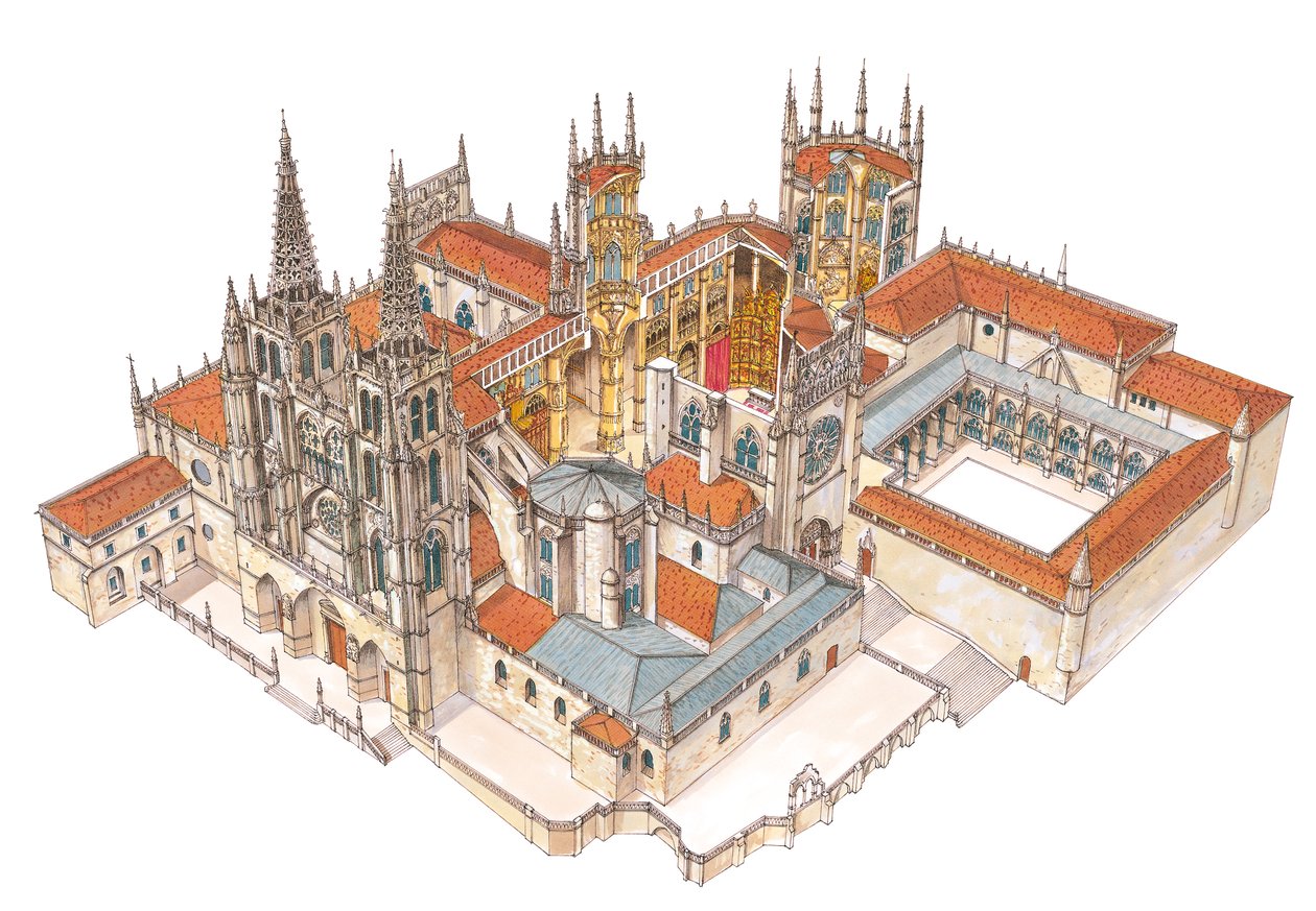 Burgos Katedrali. ispanya by Fernando Aznar Cenamor