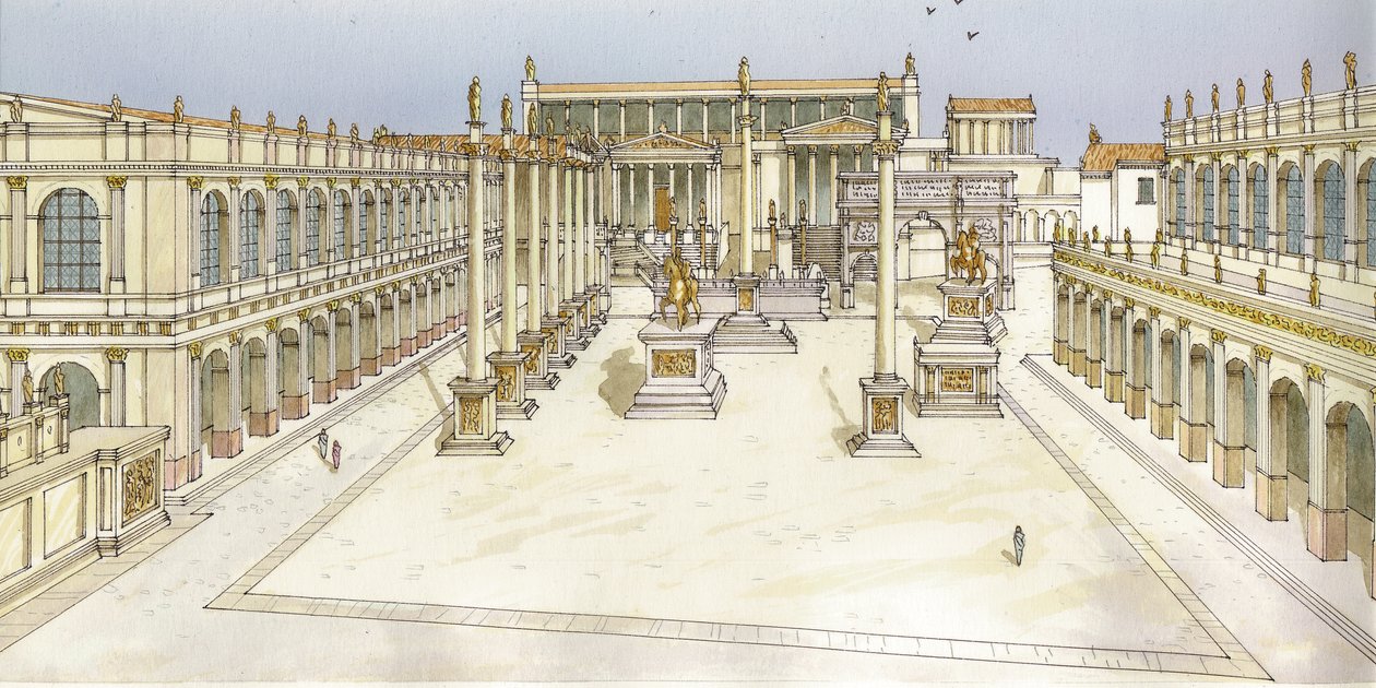 İmparatorluk Forumu. Roma by Fernando Aznar Cenamor