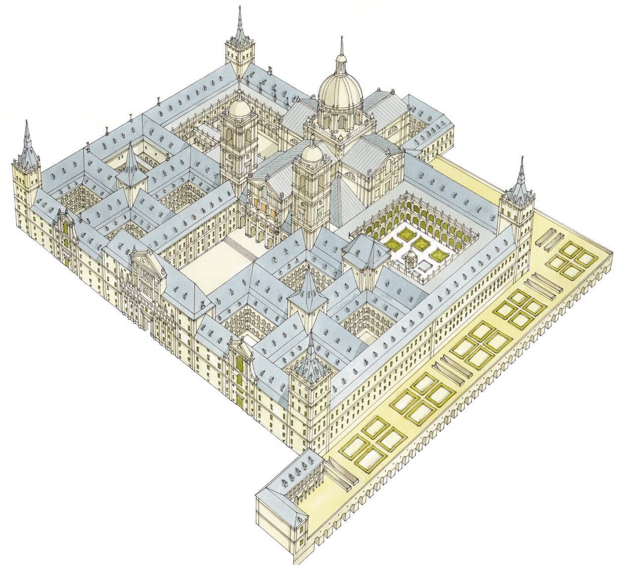 San Lorenzo El Real de El Escorial Manastırı. ispanya by Fernando Aznar Cenamor