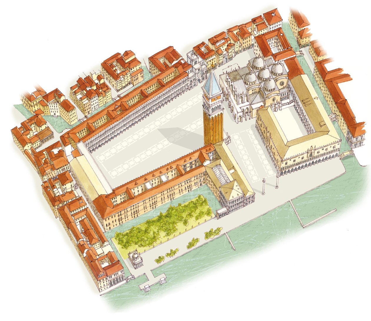 San Marco Meydanı. Venedik, İtalya by Fernando Aznar Cenamor