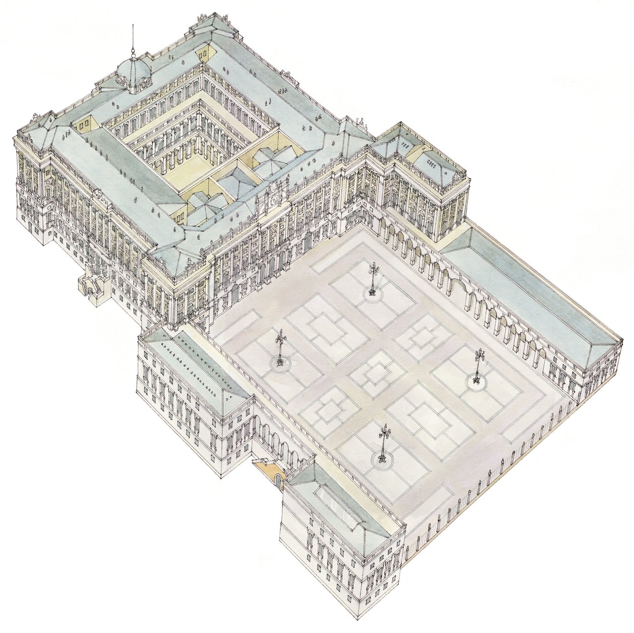 Kraliyet sarayı. Madrid, İspanya by Fernando Aznar Cenamor