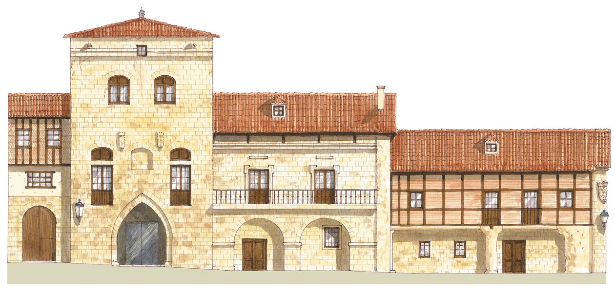 Geleneksel evler. Santillana del Mar, Cantabria, İspanya by Fernando Aznar Cenamor