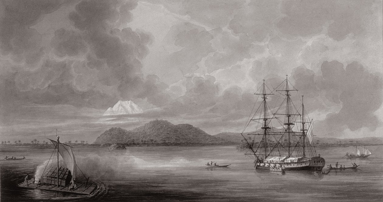 Rio de Manila'nın görünümü (litografi) by Fernando Brambila