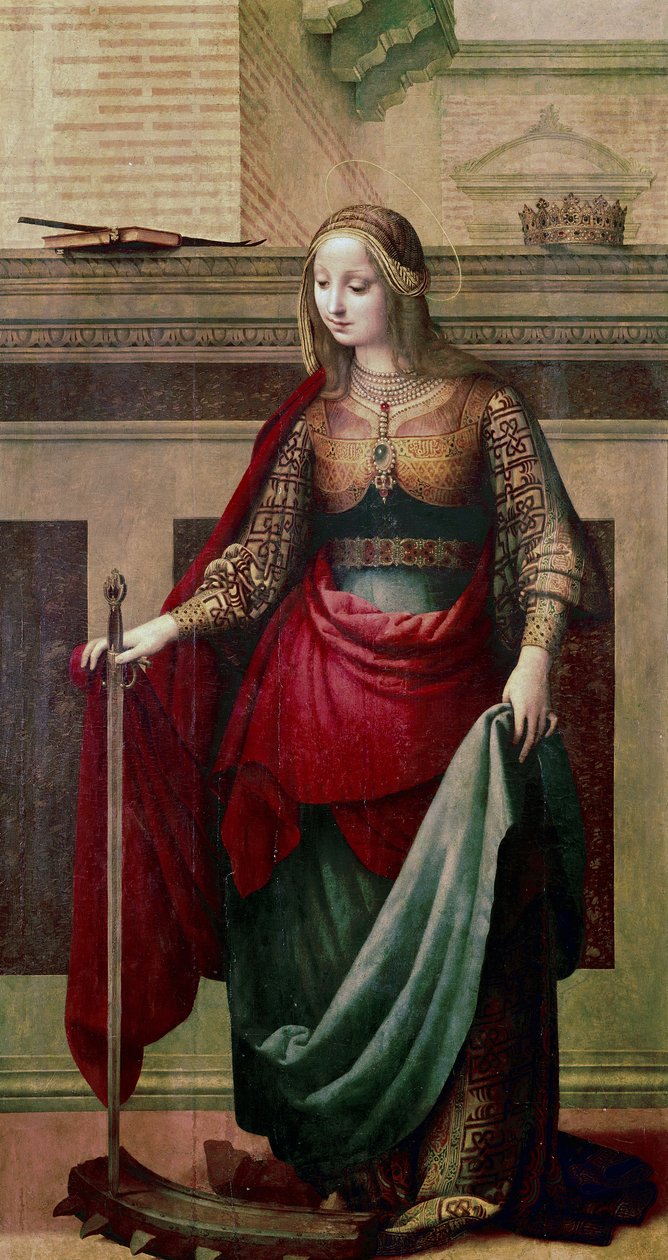 İskenderiyeli Aziz Catherine by Fernando Yanez de Almedina