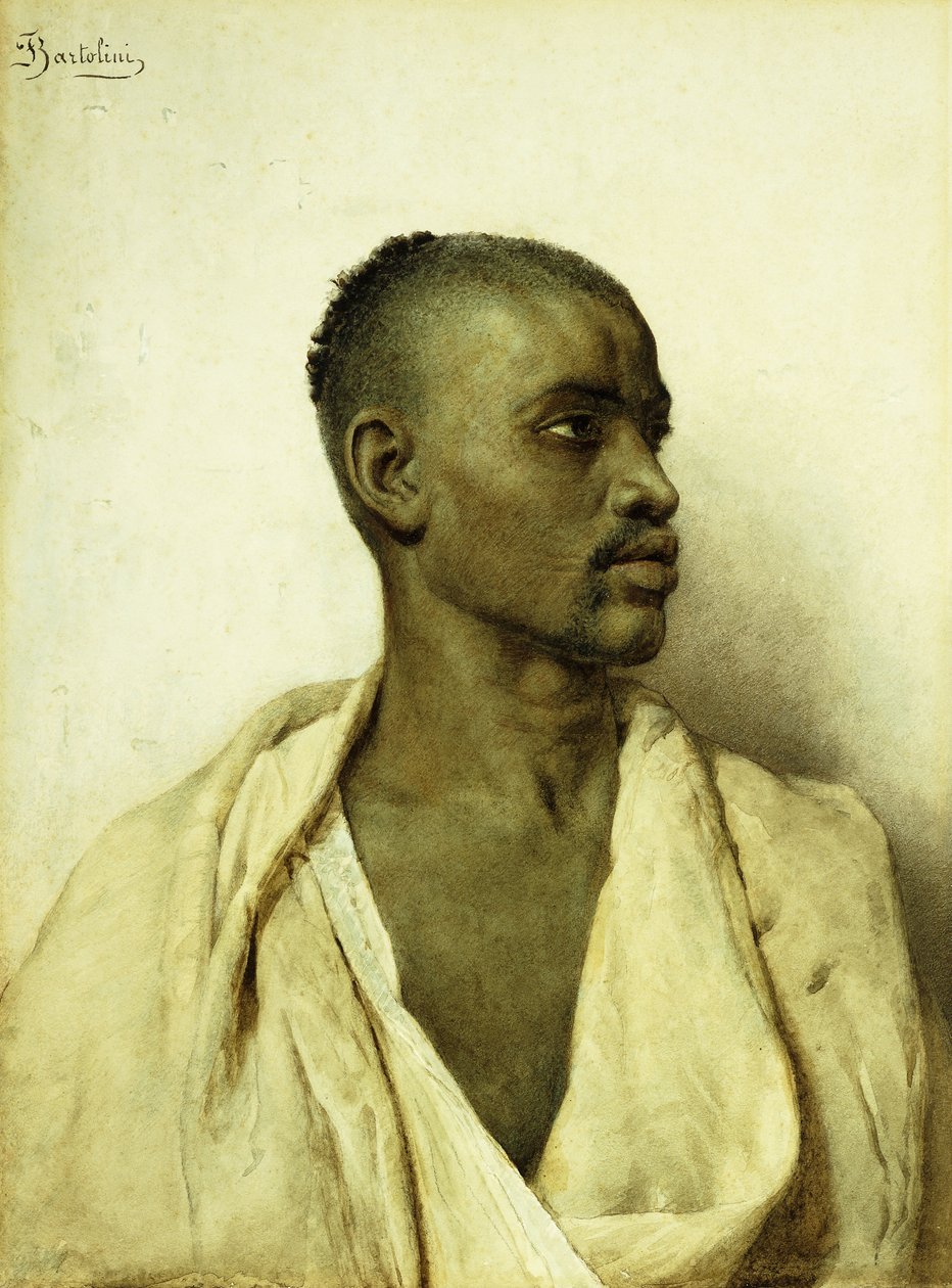 Bir Arap Adamın Portresi, by Filipo or Frederico Bartolini