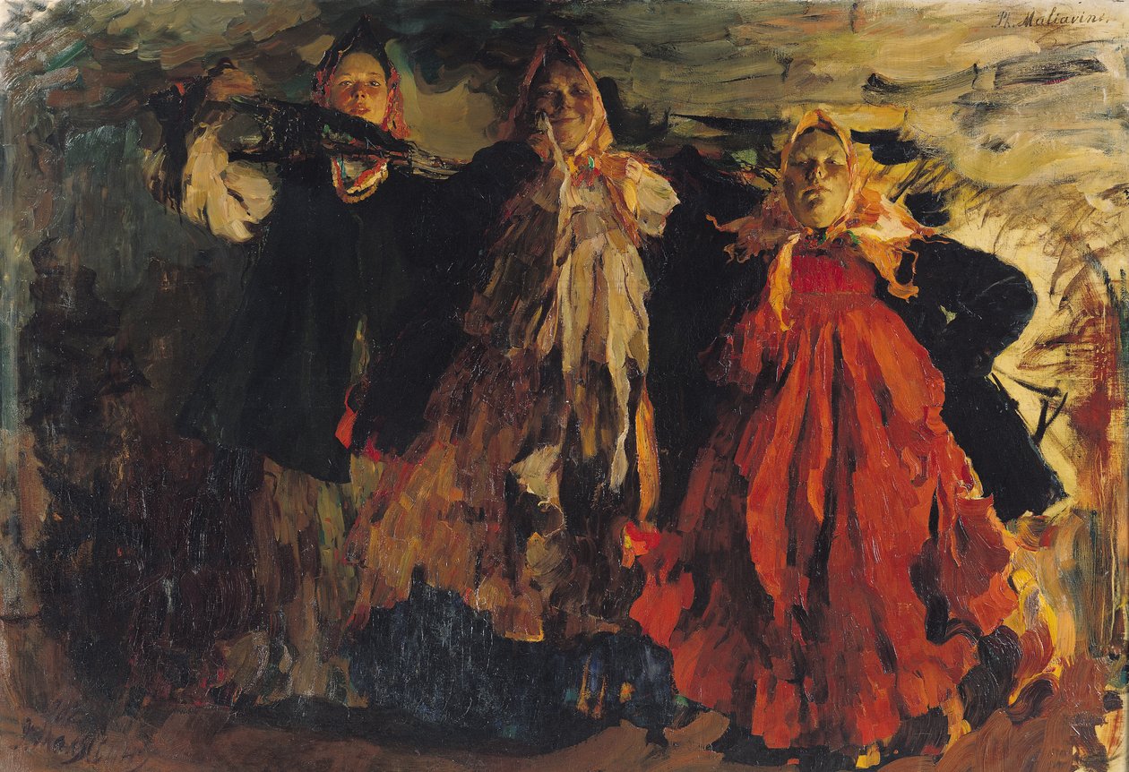 Rus Köylüleri, 1902 by Filipp Andreevic Maljavin