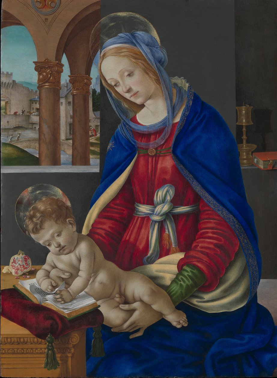 Madonna ve Çocuk, ca. 1483-84. by Filippino Lippi