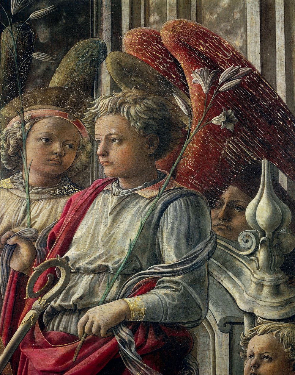 Melekler ve Azizler ile Madonna ve Çocuk, aynı zamanda Kutsal Ruh