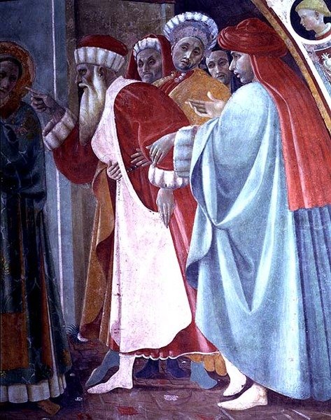 SS. Stephen ve Margaret, Canto al Mercatale çadırından bir detay, 1498 by Filippino Lippi