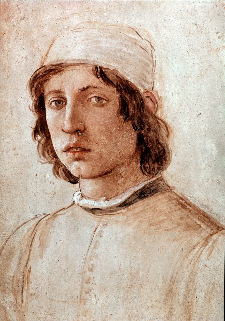 Otoportre - Fresk by Filippino Lippi