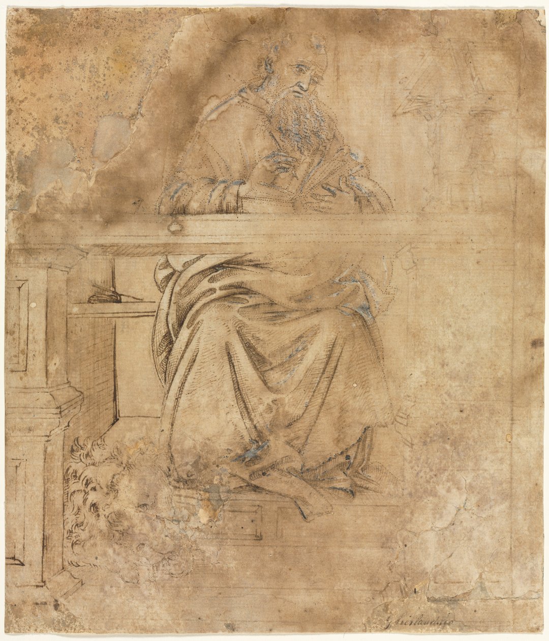 Aziz Jerome Çalışmasında by Filippino Lippi