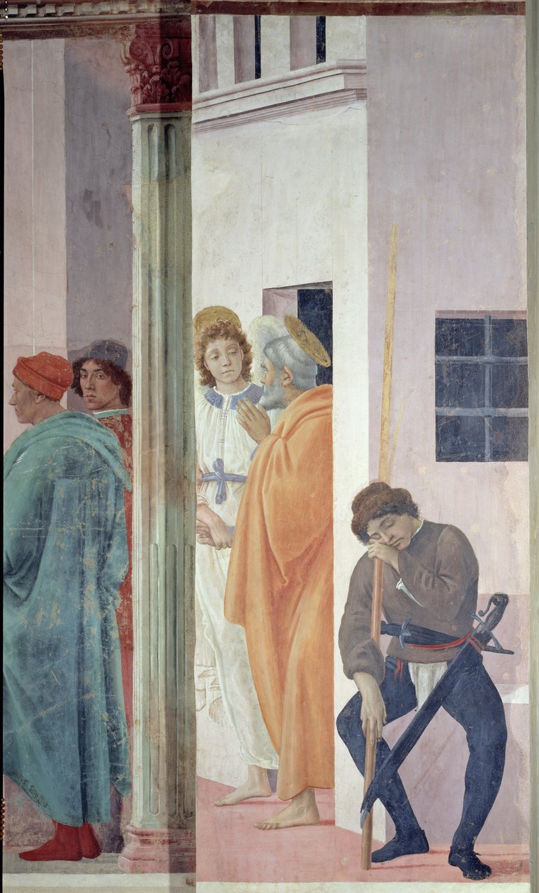 Aziz Peter Hapisten Kurtuldu, c.1480 by Filippino Lippi